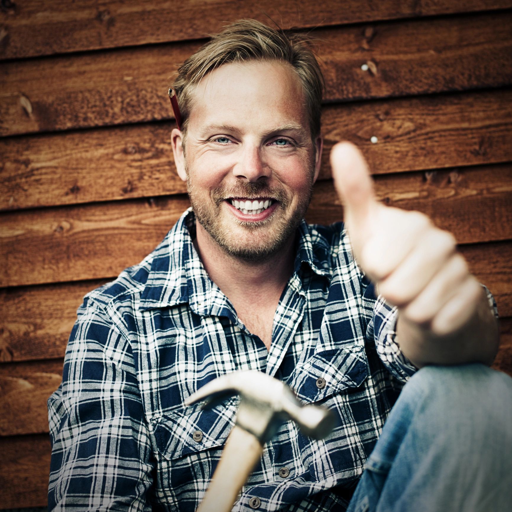 Builder portrait for testimonial section