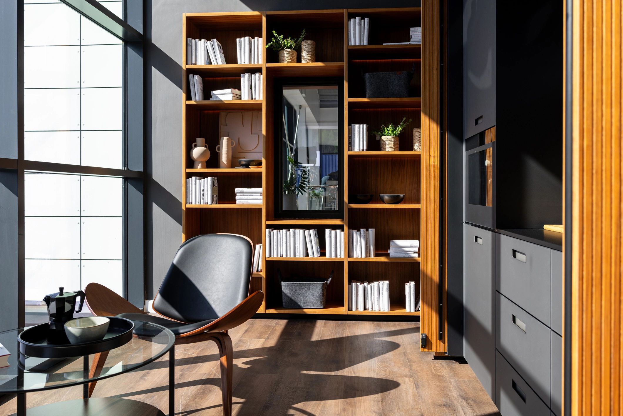 Built-in shelving and storage inspiration for custom carpentry