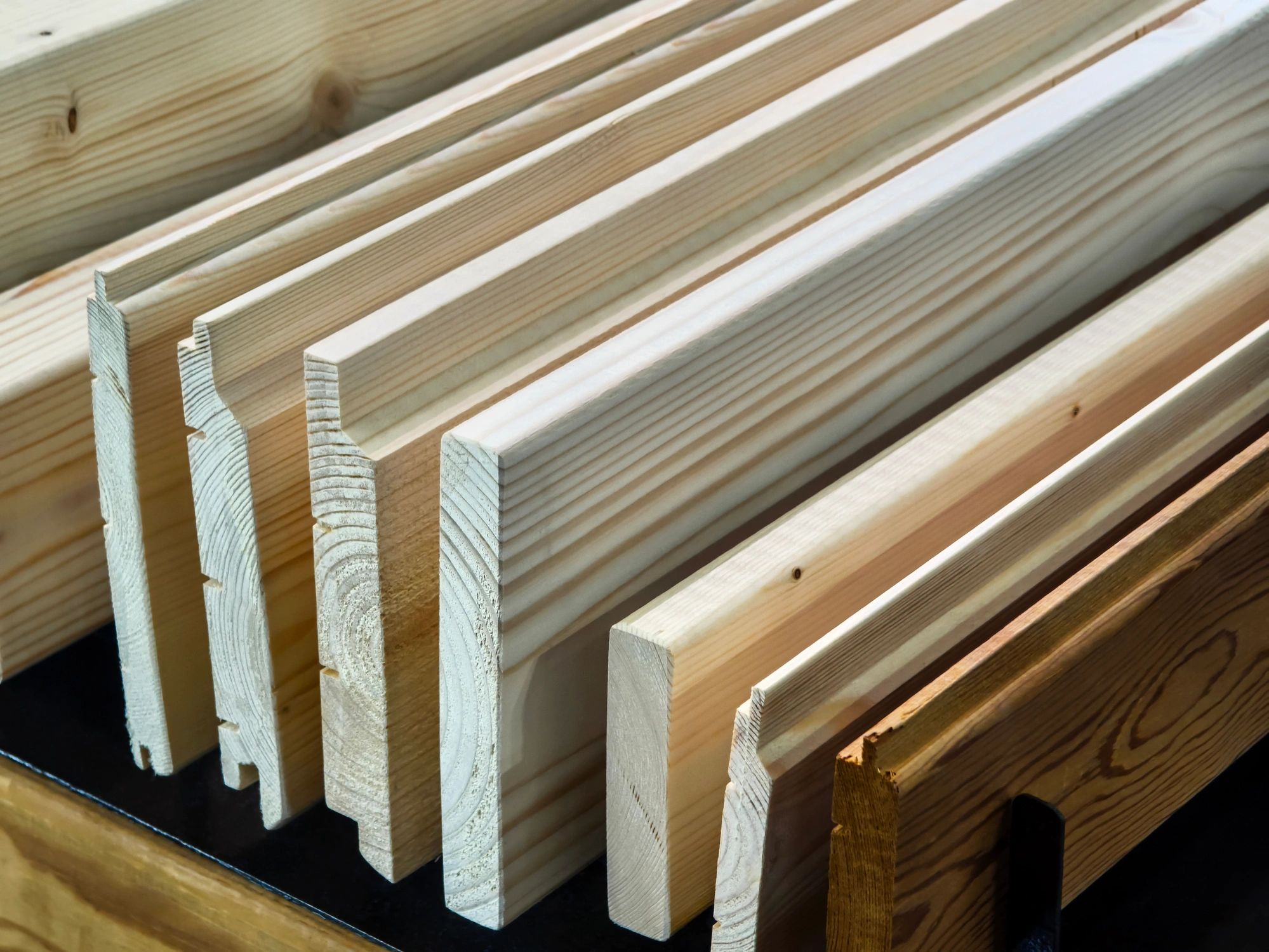 Wood materials for Greenville custom storage projects